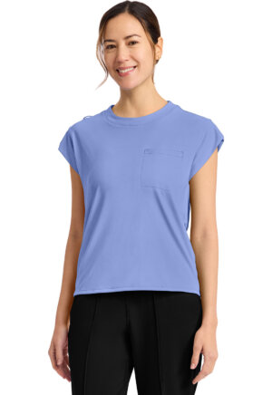 BLUSA MUJER CHEROKEE ACHIEVE - Color Celeste